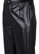 Imitation leather pants with width, Black, Packshot image number 2