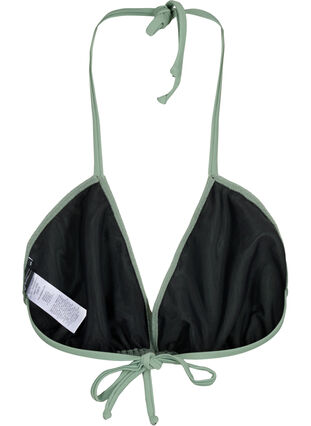 Triangle bikini bra with crepe structure, Laurel Wreath, Packshot image number 1