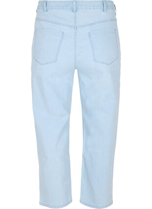 Straight, ankle length jeans, Light blue denim, Packshot image number 1