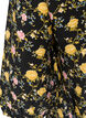 Patterned viscose blouse with 3/4-sleeves, Black, Packshot image number 3