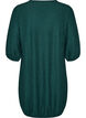 Dress with a balloon shape and structure, Green, Packshot image number 1