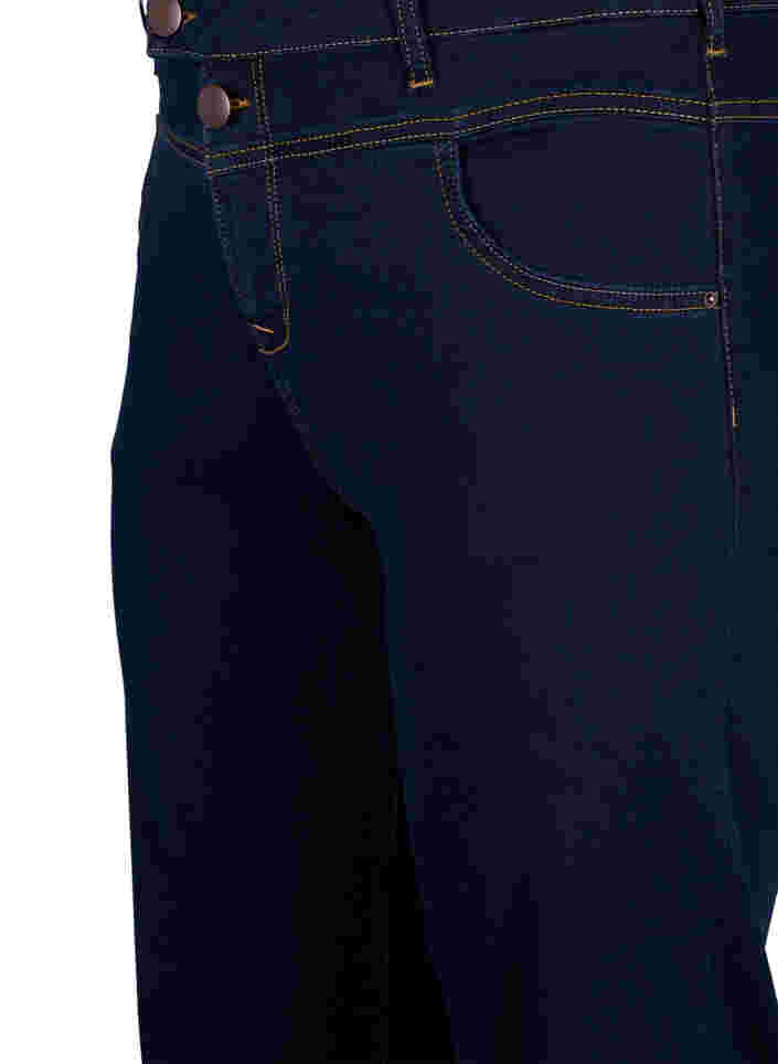 Regular fit Gemma jeans with a high waist, Blue denim, Packshot image number 2