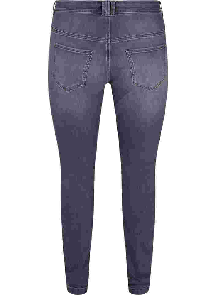 Extra slim Nille jeans with high waist, Grey Denim, Packshot image number 1