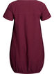 Short-sleeved cotton dress, Dark Bordeaux, Packshot image number 1