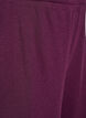 Loose night shorts with ribbed texture and lace trim, Dark Bordeaux, Packshot image number 2