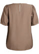 Viscose blouse with 1/2 sleeves, Brown, Packshot image number 1