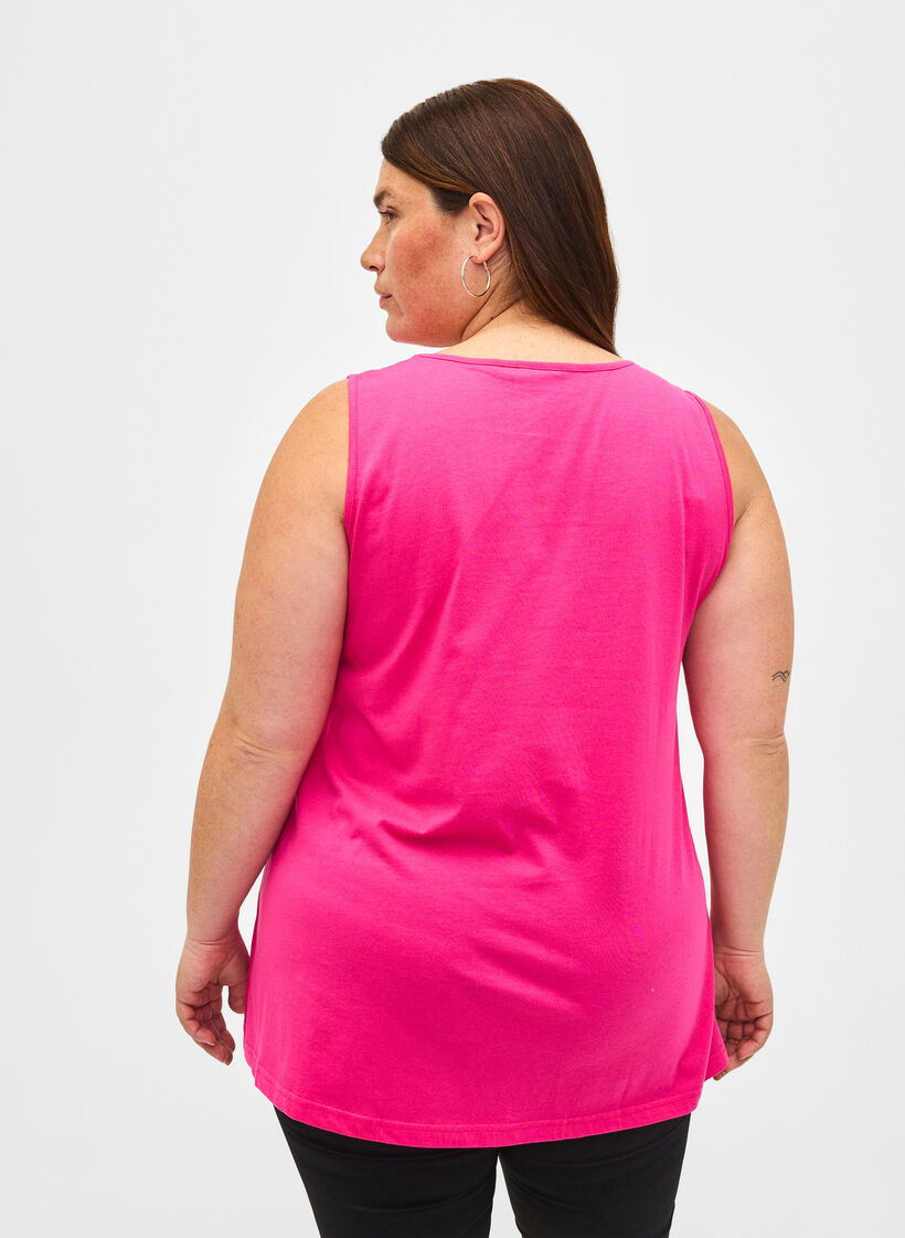 Cotton top with a-shape, Pink, Model image number 2