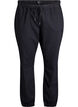 Denim joggers with pockets, Black, Packshot image number 0