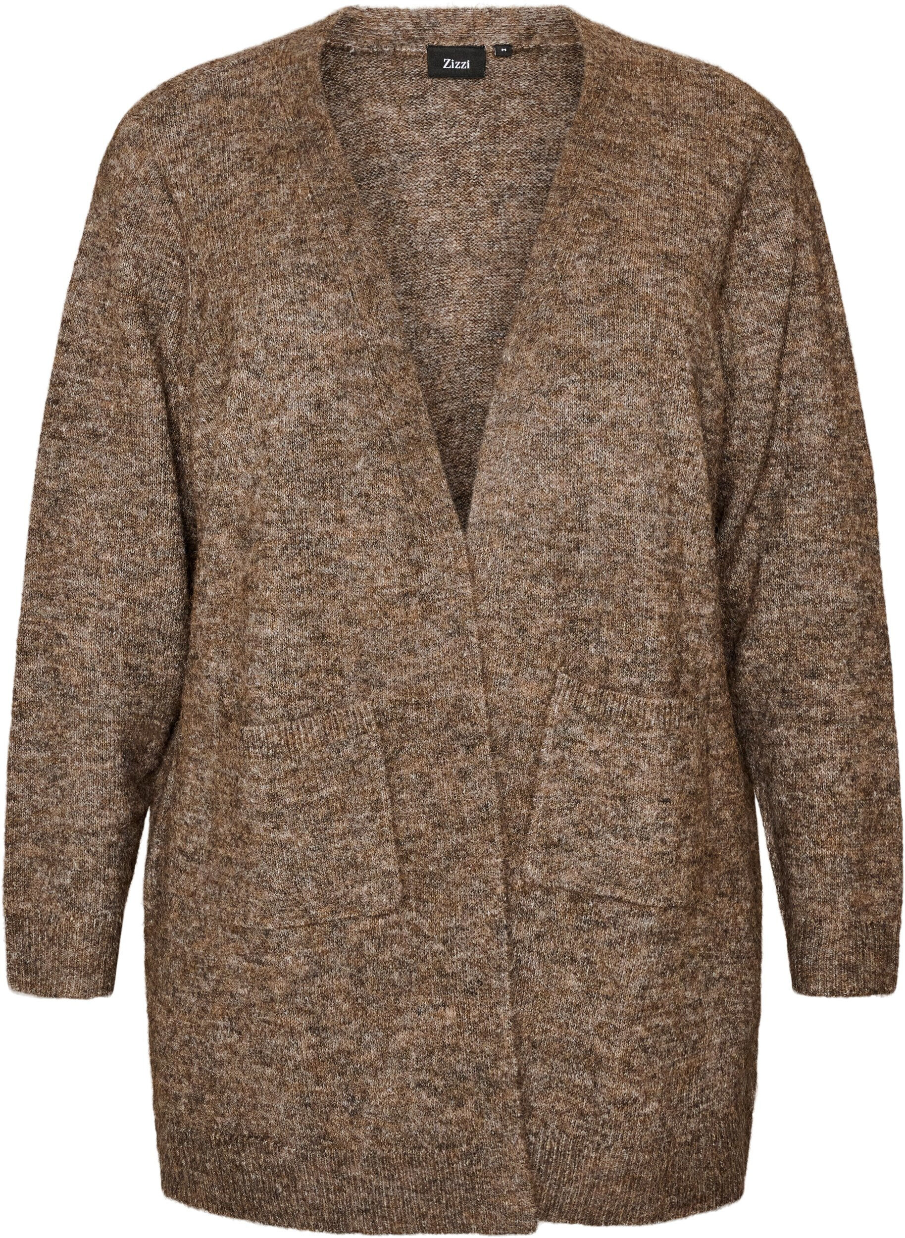 Long cardigan with pockets