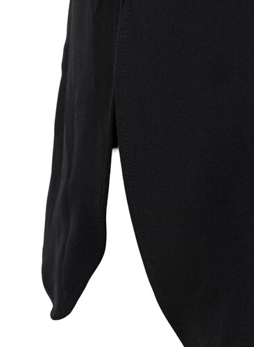 Long dress jacket with button closure, Black, Packshot image number 3