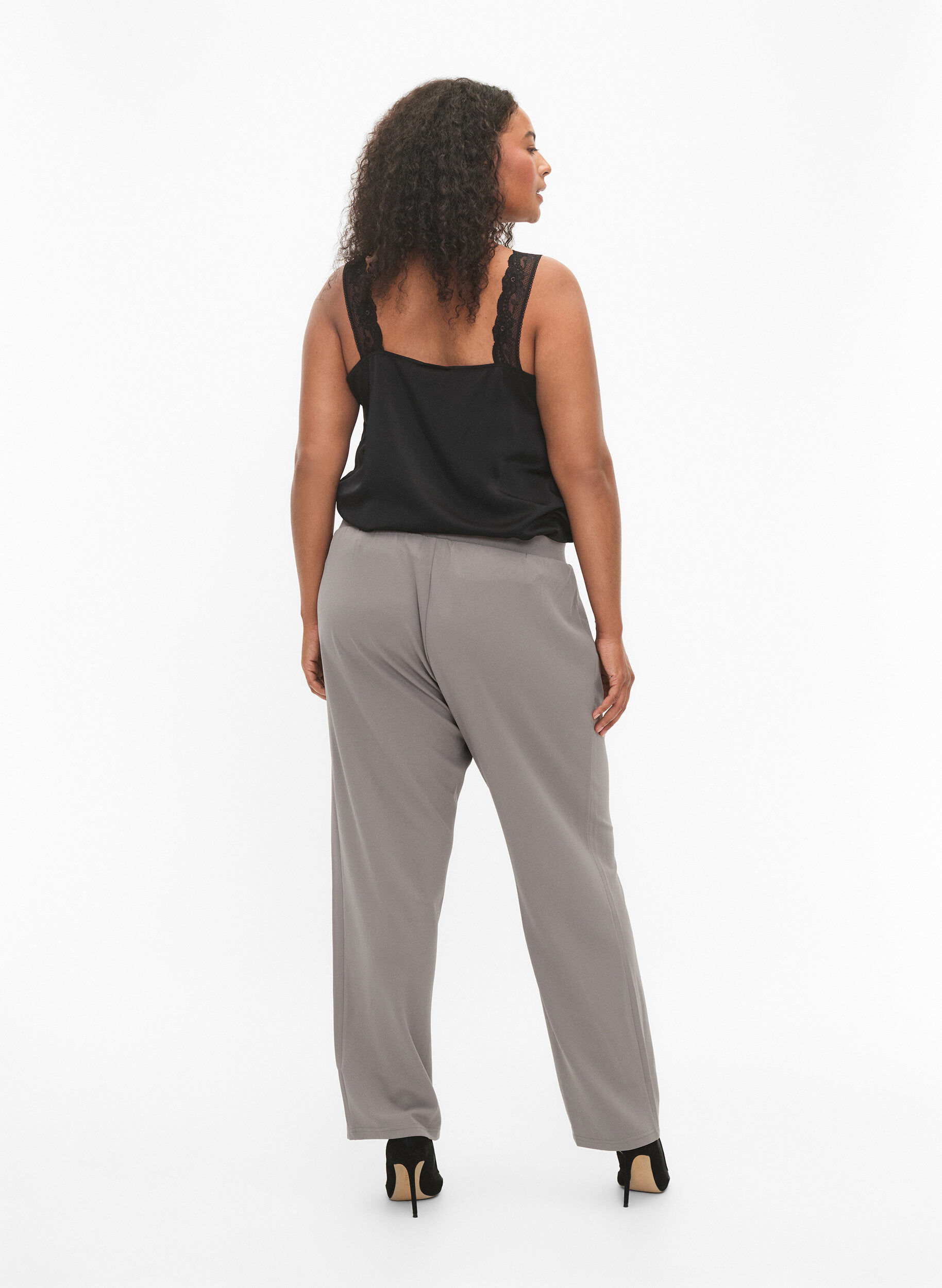 ZizzifashionStraight fit trousers, Beige, Model image number 1