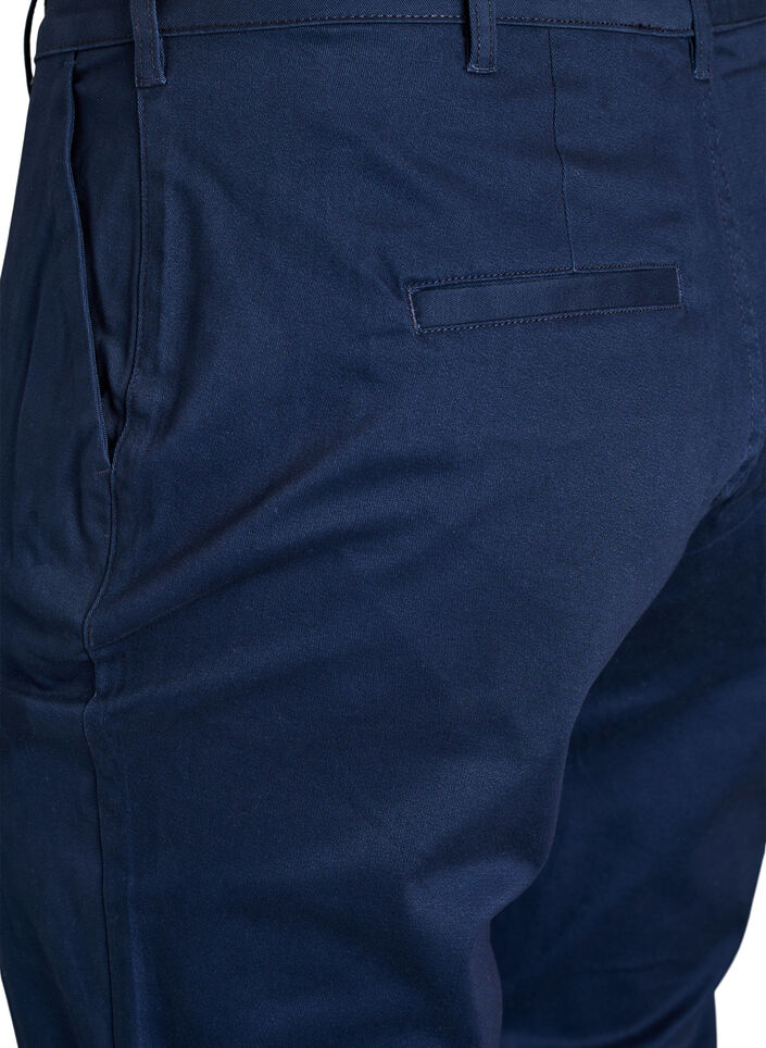 Cotton chinos, Blue, Packshot image number 3