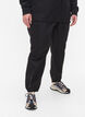 Rain trousers with reflectors, Black, Model image number 4