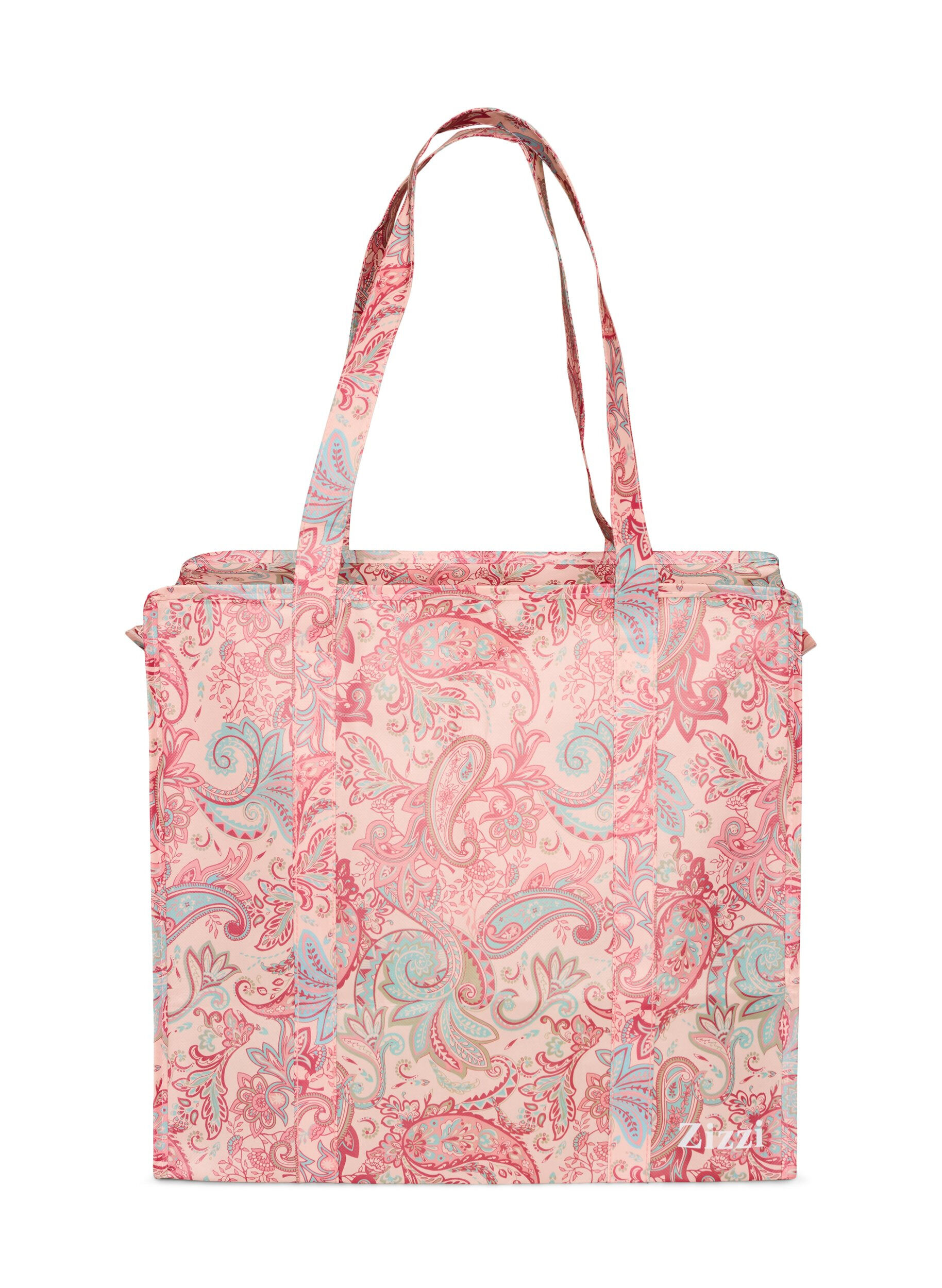 ZizzifashionShopping bag with zipper, Red, Packshot image number 0