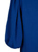 Short-sleeved blouse with a bow at the back, Estate Blue, Packshot image number 3
