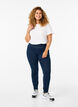 Stretchy jeggings with high waist, Dark Blue, Model image number 0