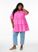 A-shape tunic with ruffles, Pink, Model image number 1