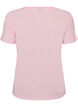 Short sleeve t-shirt with v-neckline, Rose, Packshot image number 1