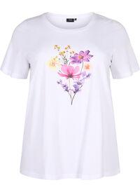T-shirts with floral motif