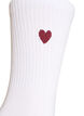 Cotton socks with pattern, White, Packshot image number 2