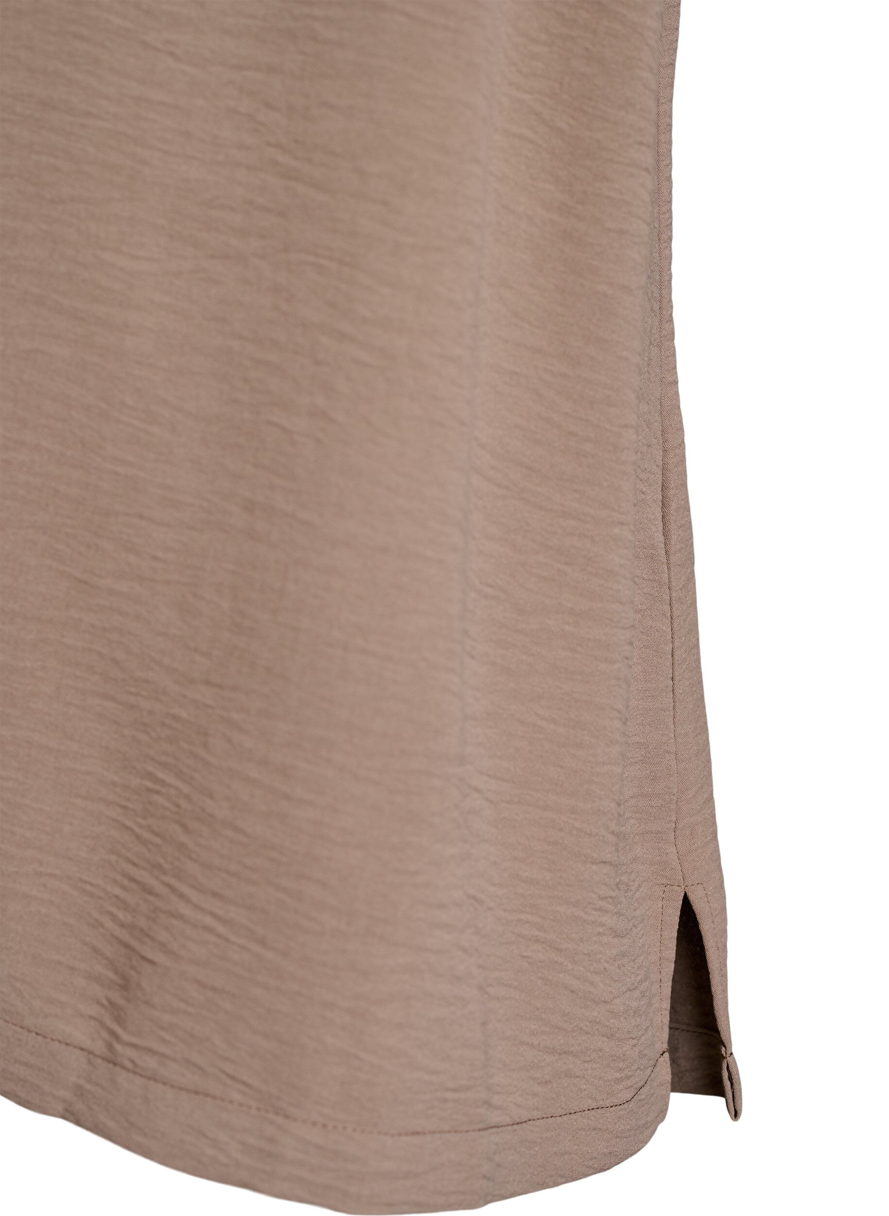 ZizzifashionSleeveless top with wrinkle details, Brown, Packshot image number 3