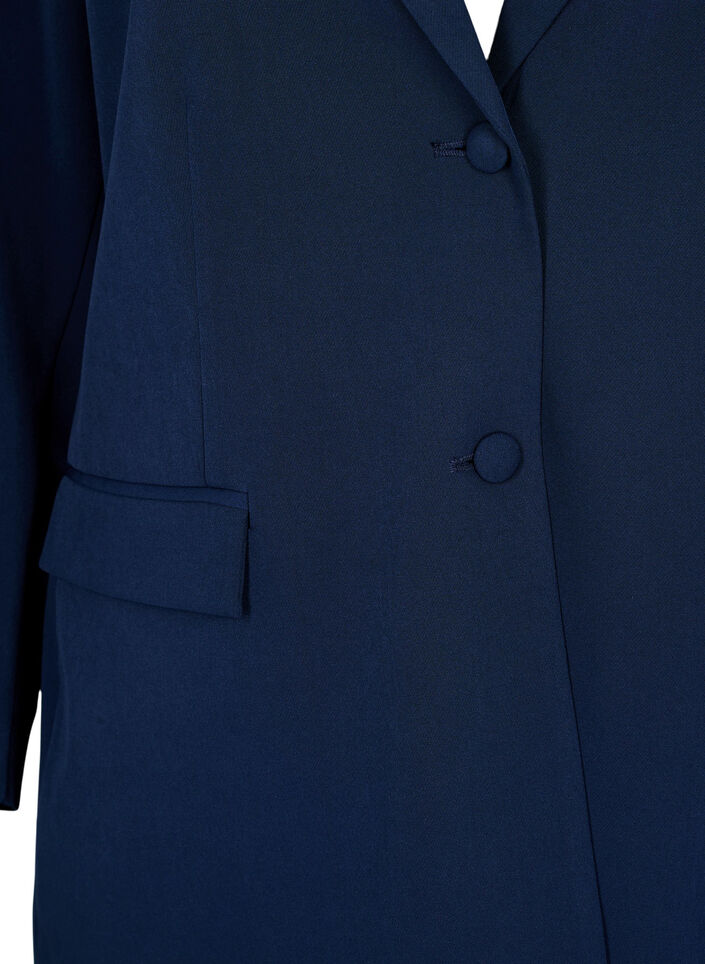 Classic blazer with button closure, Blue, Packshot image number 2