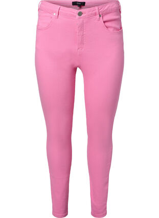 Super slim fit Amy jeans with high waist, Rosebloom, Packshot image number 0