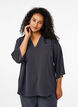FLASH - Blouse with 3/4 sleeves, Dark Grey, Model image number 0