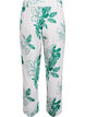 High-waisted viscose trousers, Green, Packshot image number 1