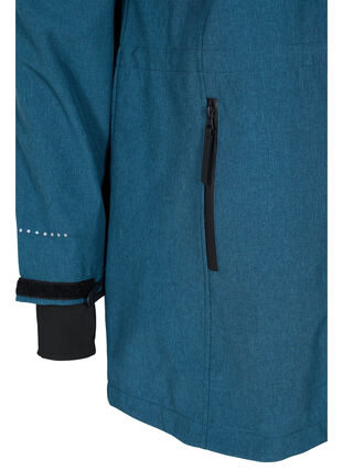 Softshell jacket with detachable hood, Stargazer Mel., Packshot image number 3