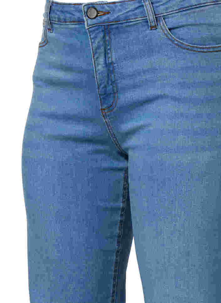 High waisted Gemma jeans with regular fit, Light blue, Packshot image number 2