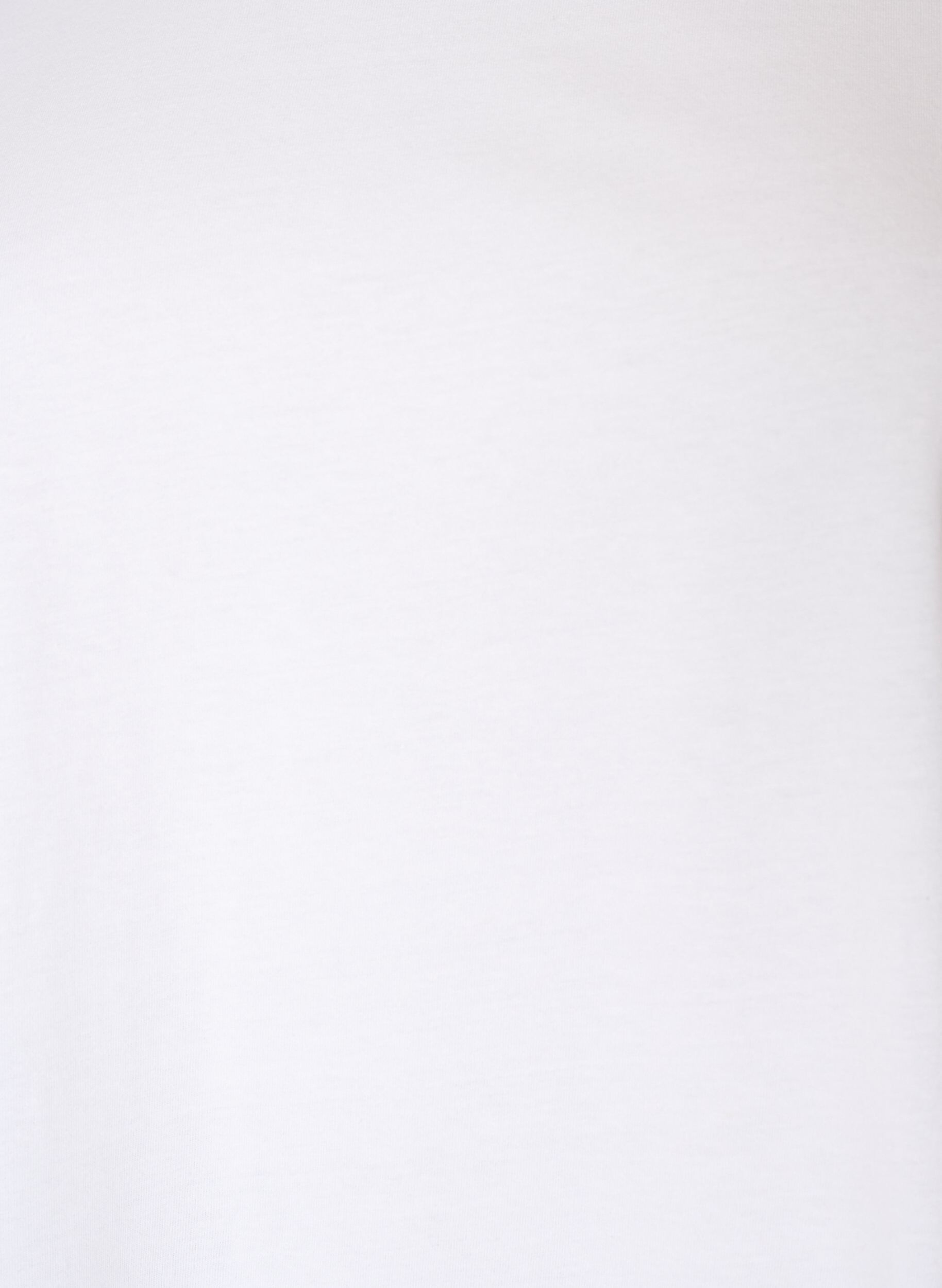 ZizzifashionCotton T-shirt with crochet detail, White, Packshot image number 2