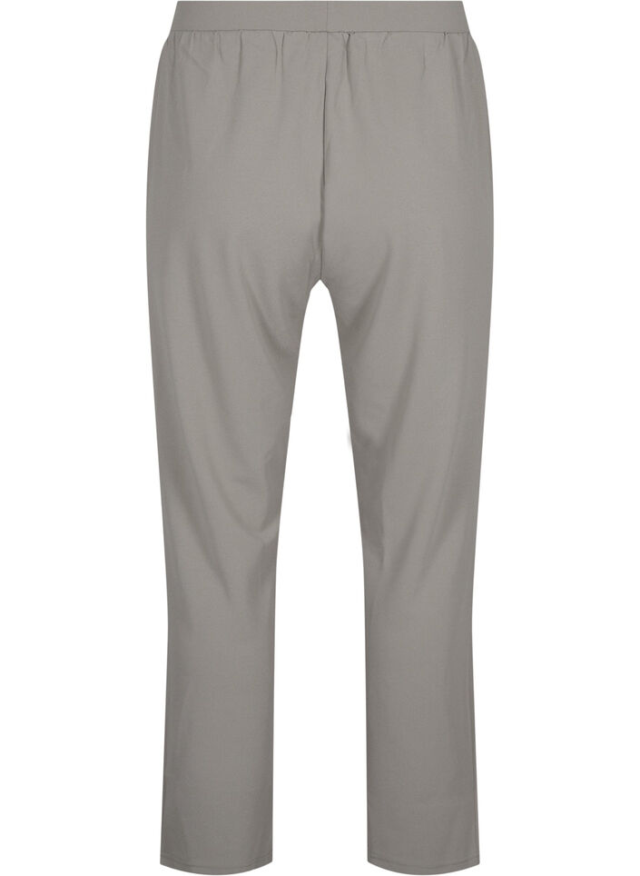 Trousers with straight fit, Beige, Packshot image number 1