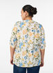 Viscose blouse with print and button fastening, Vanilla, Model image number 2