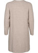 Rib-knit dress with slit, Simply Taupe Mel., Packshot image number 1