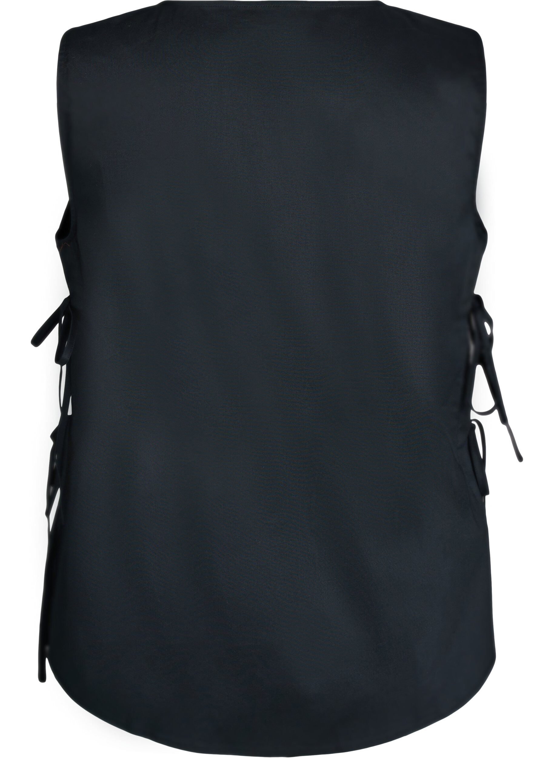 ZizzifashionSleeveless top with tie detail at the sides, Black, Packshot image number 1