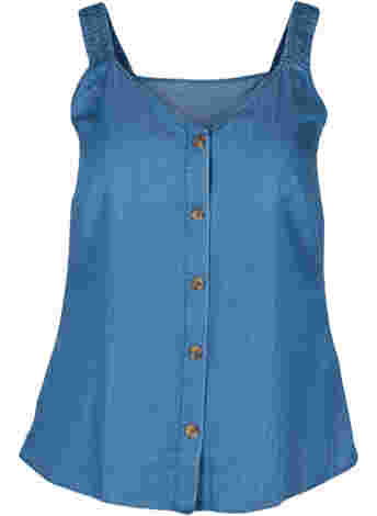 Denim top with buttons