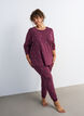 Printed pyjama bottoms, Dark Bordeaux, Model image number 0