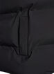 Short puff vest with high collar, Black, Packshot image number 3