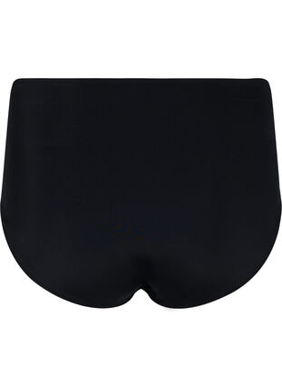 Bikini bottom with high waist and drawstring, Black, Packshot image number 1
