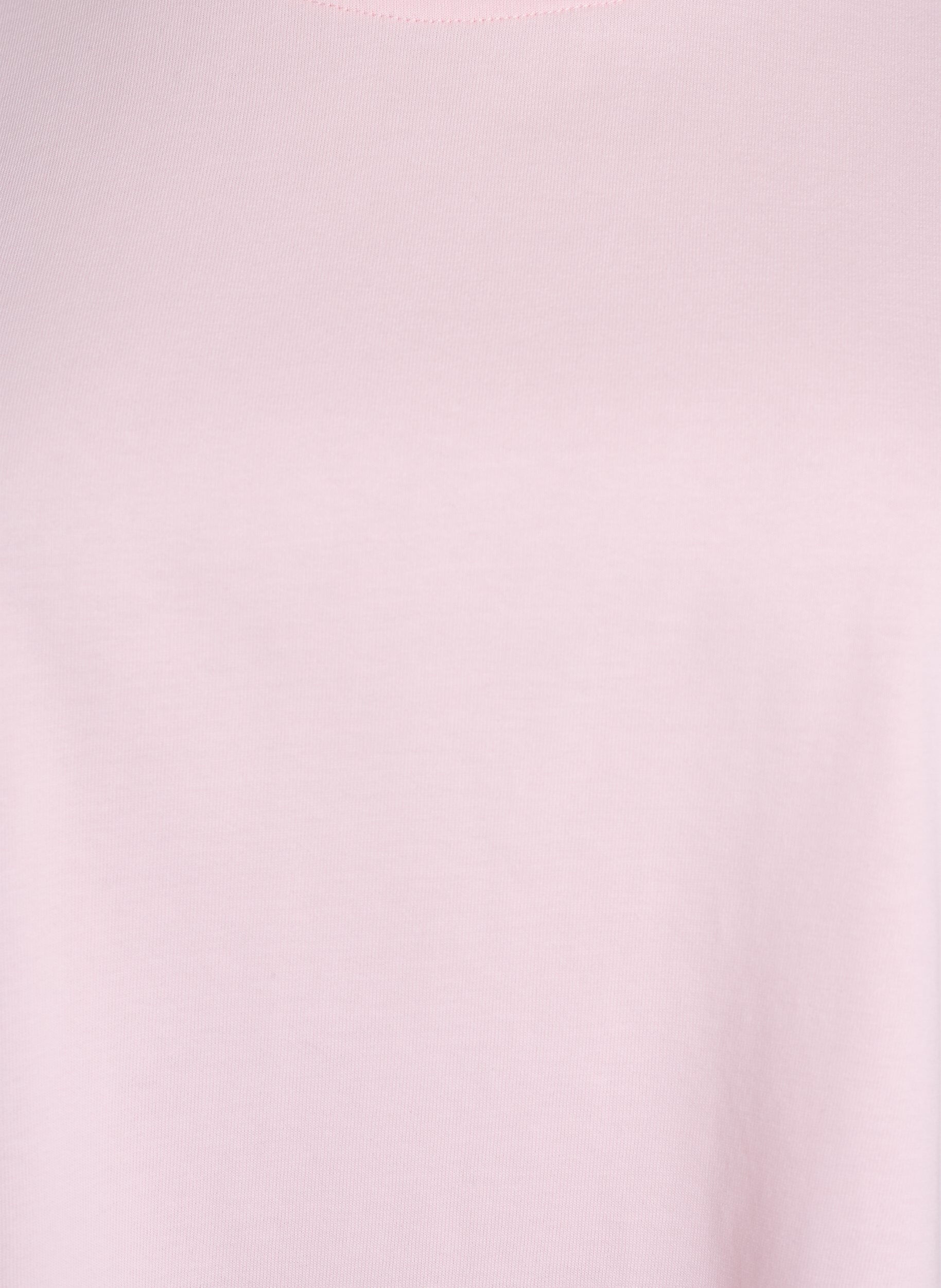 Zizzifashion Boxy cotton t-shirt, Pink, Packshot image number 2