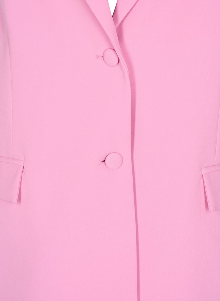 Classic blazer with button closure, Pink, Packshot image number 3