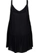 Viscose summer dress with straps, Black, Packshot image number 1
