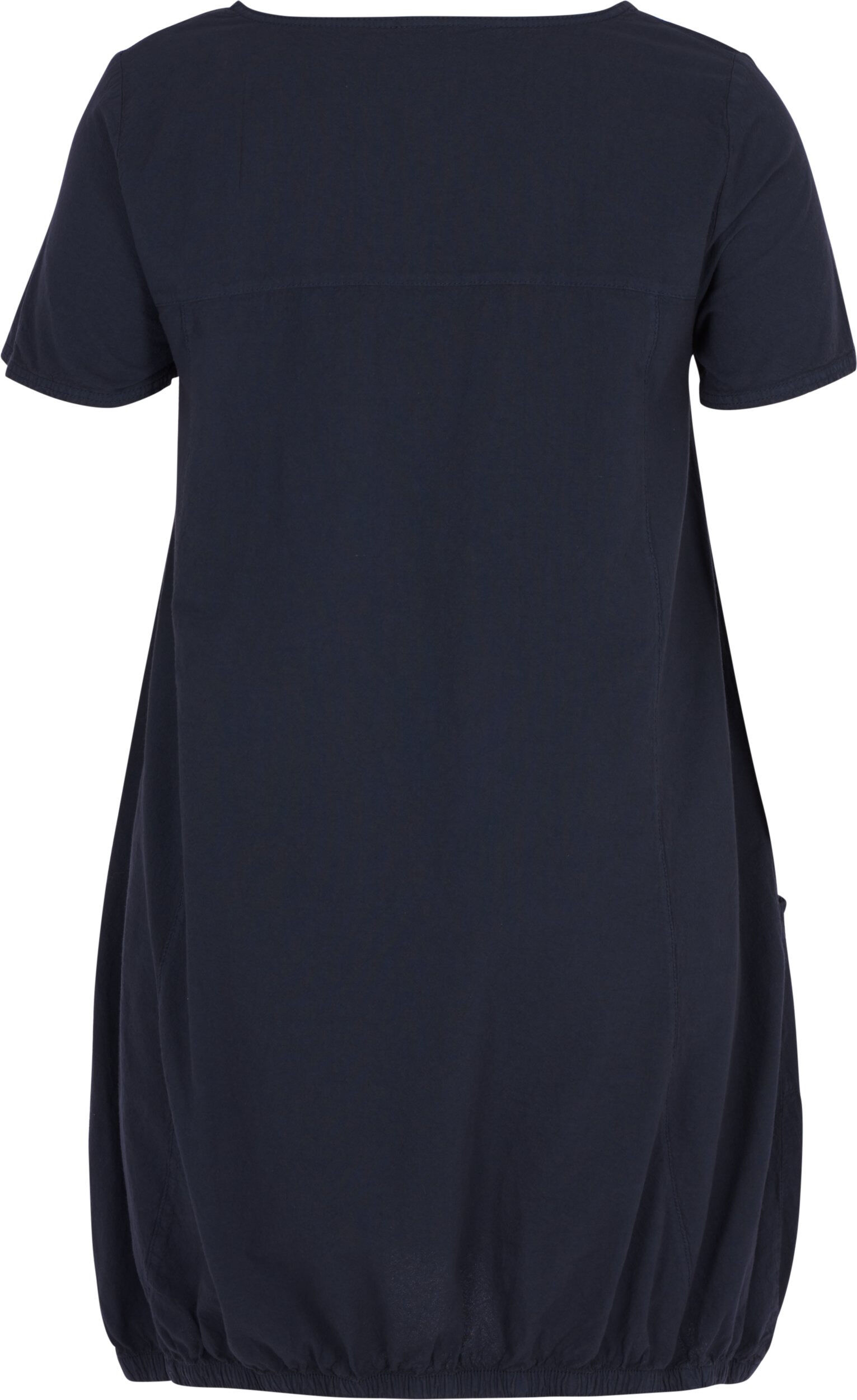 Zizzifashion Short-sleeved cotton dress, Blue, Packshot image number 1