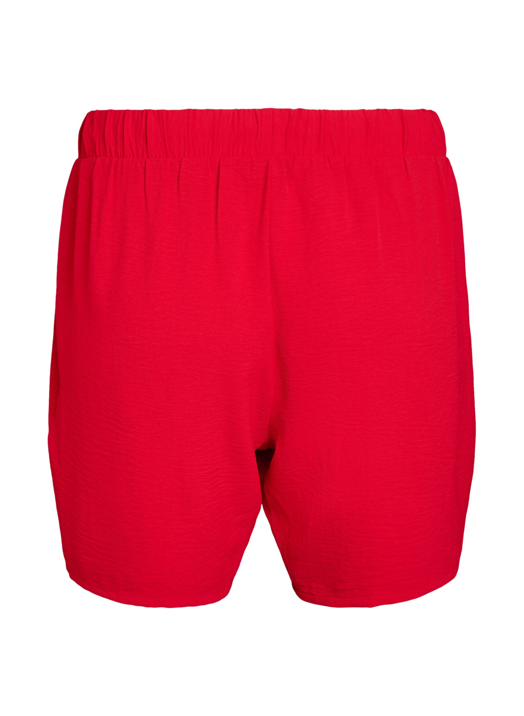 ZizzifashionShorts with pockets and elastic waistband, Red, Packshot image number 1