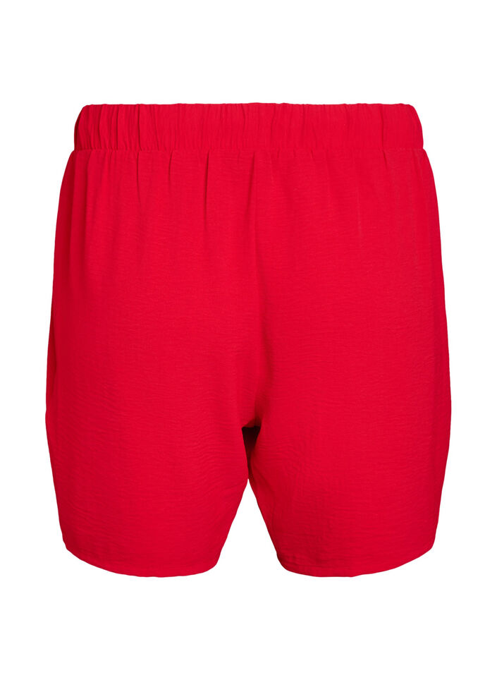 Shorts with pockets and elastic waistband, Red, Packshot image number 1