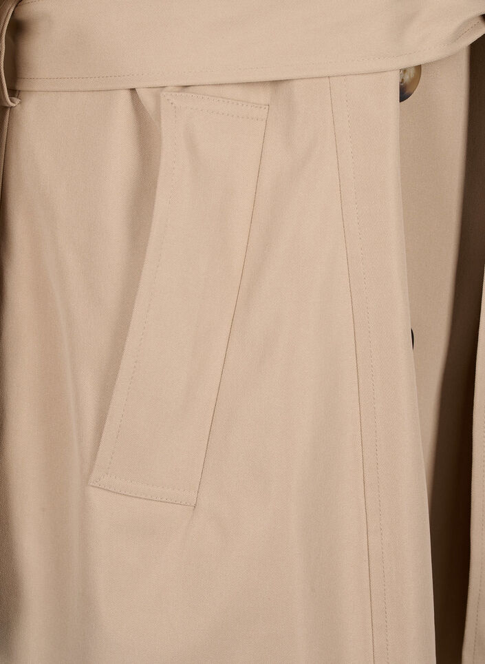 Trench coat with pockets and belt, Nomad, Packshot image number 3