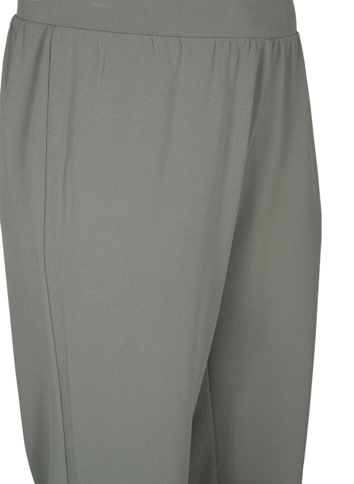 Straight fit trousers, Dark Grey, Packshot image number 2