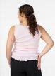 Top with lace trim, Rose, Model image number 2