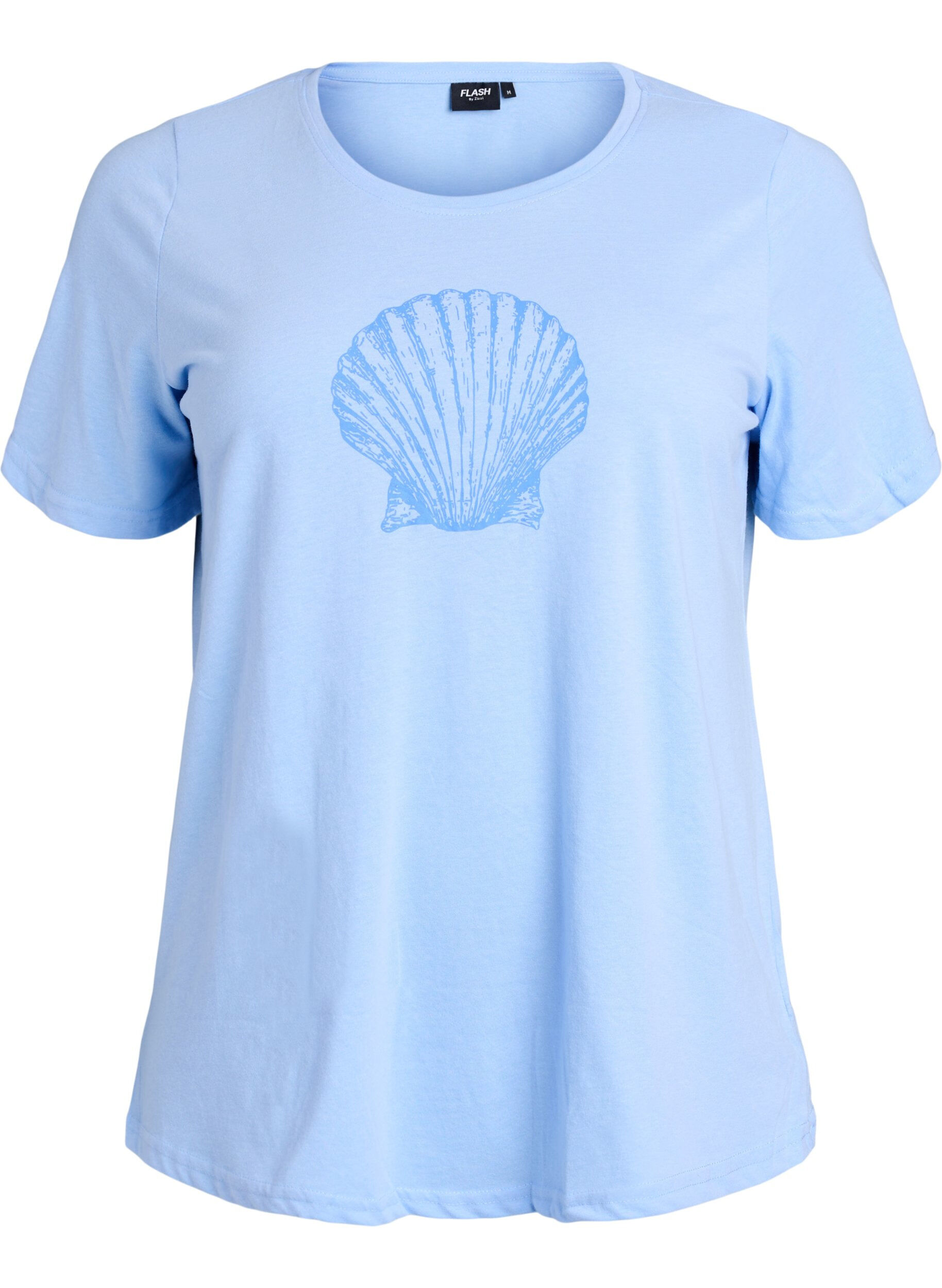 Zizzifashion FLASH - T-shirt with motif, Light Blue, Packshot image number 0